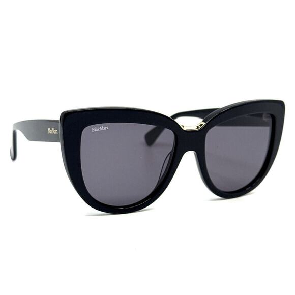 NEW!!!  MAXMARA Sunglasses Spark2 MM0076 01A Authentic - Picture 1 of 12